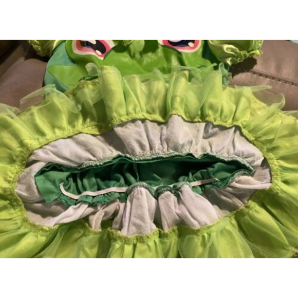 Hasbro Littlest Pet Shop Frog Costume Small 4-6X Halloween Party Dress Green LPS - Picture 8 of 9